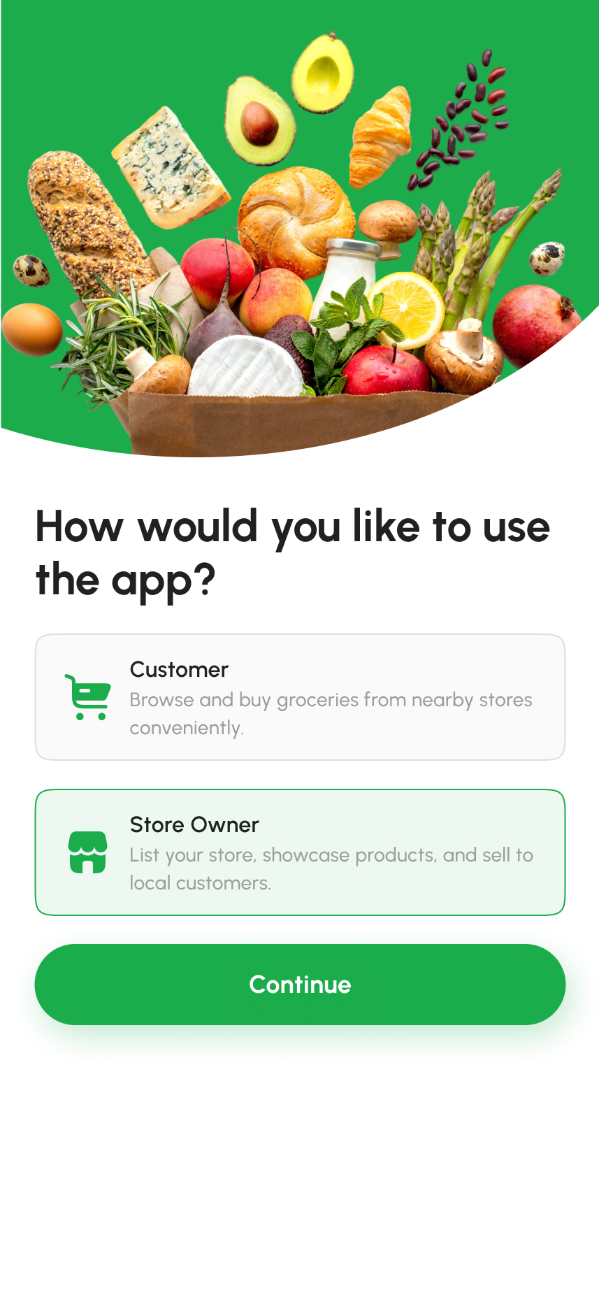 App Login Screen